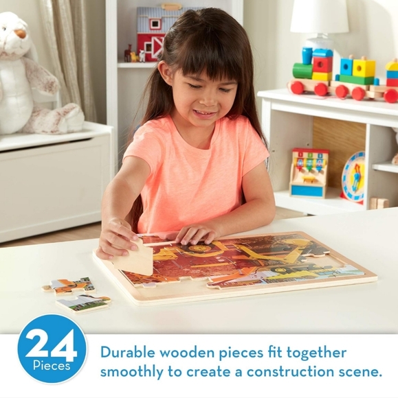Melissa & Doug 24 Piece Wooden Puzzle - Picture 3 of 3